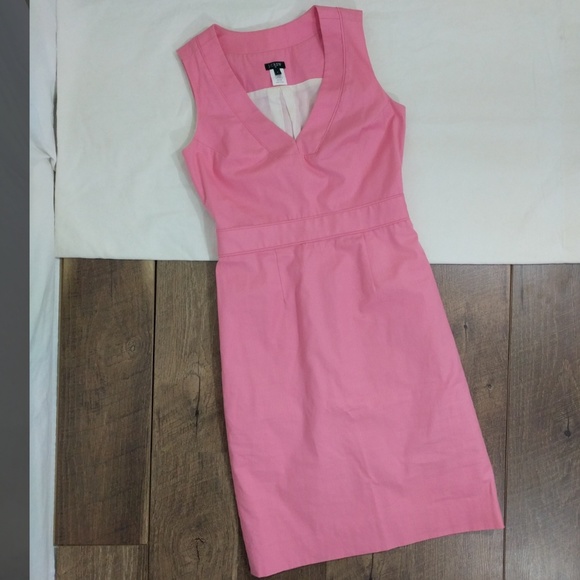 J. Crew Factory Dresses & Skirts - J Crew Summer Sleeveless Pink Sheath Dress - 0